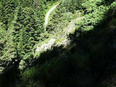 de l&apos;arÃªte, vue plongeante vers le Coin de la Scie