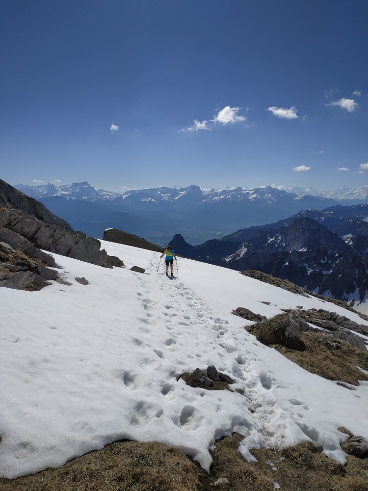 De la neige a Bise