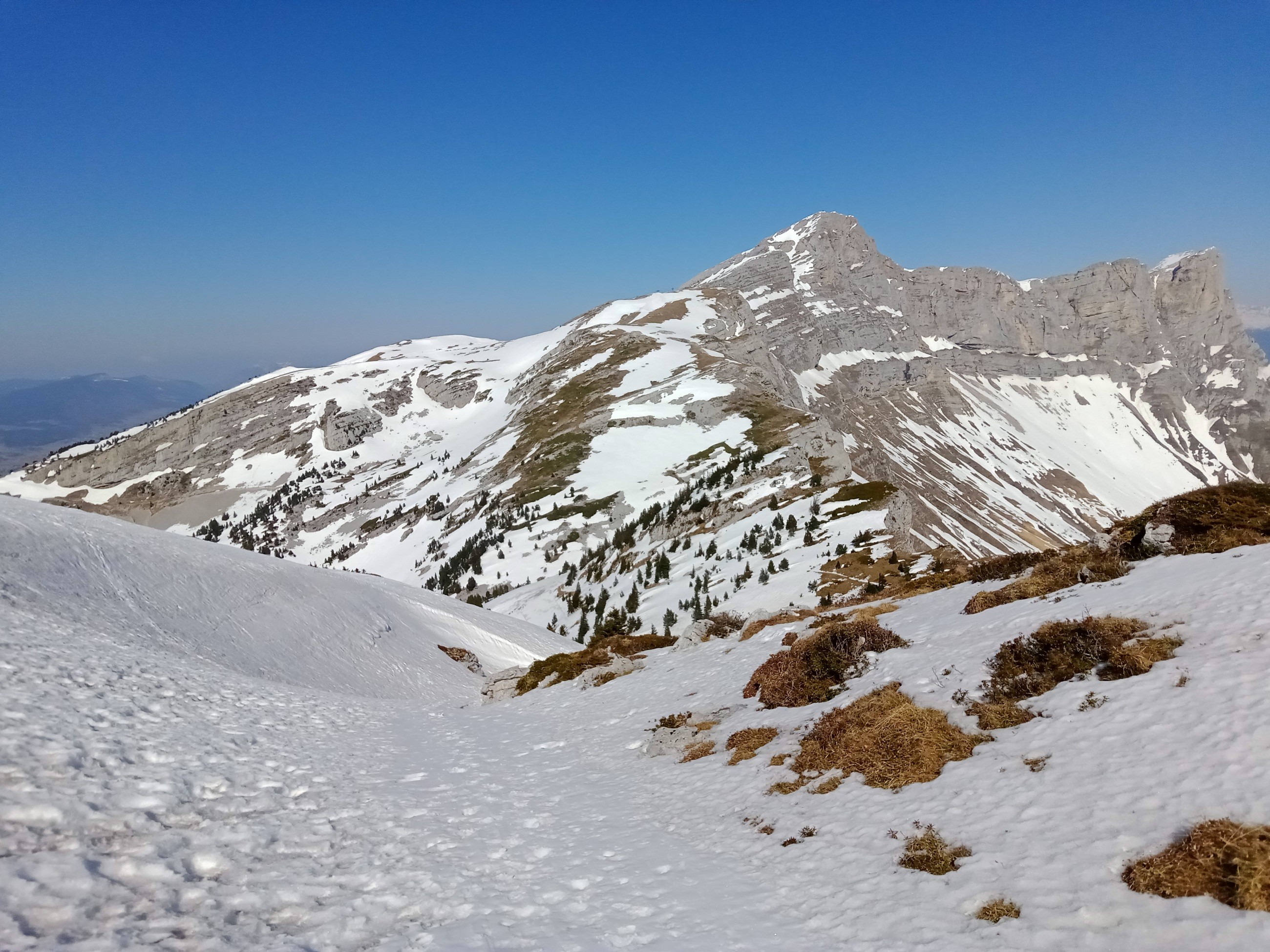 Début de la descente