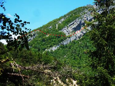 DÃ©marrage de la vire du Goutaroux