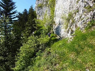 DÃ©part du balcon supÃ©rieur, cÃ´tÃ© nord