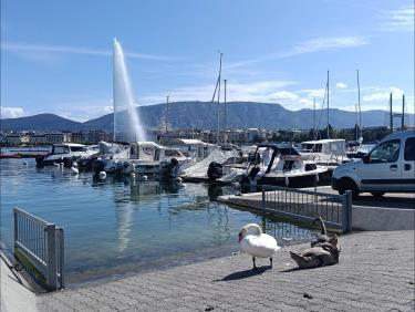 Départ de la Gare de Genève 