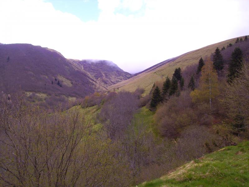 départ du vallon de montée