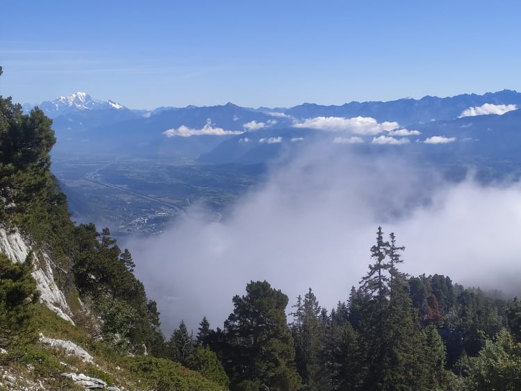 Depuis Chapareillan par la porte de l'alpette