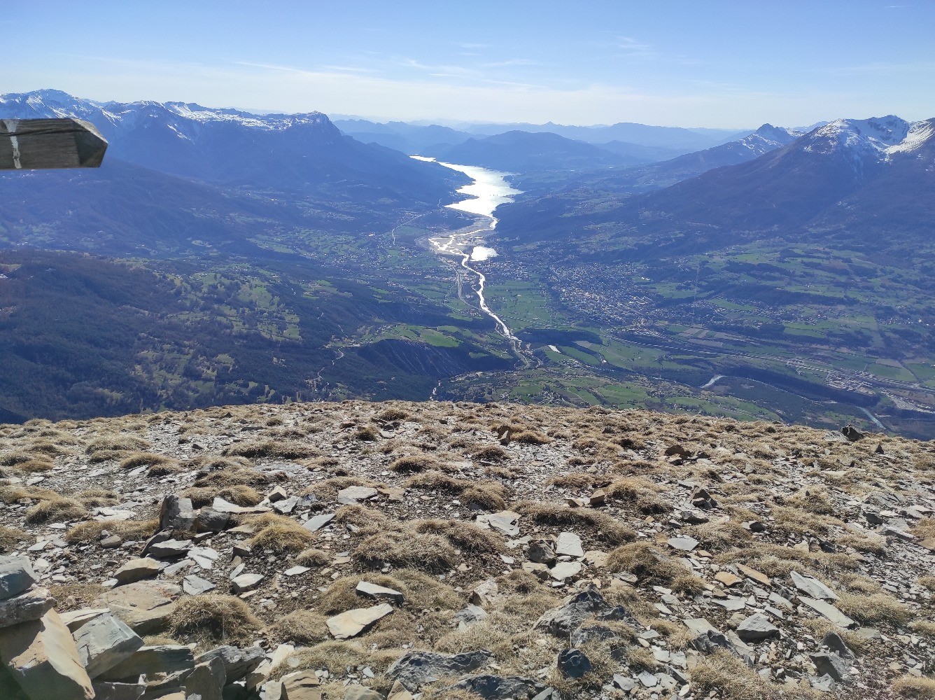 depuis de Mont Orel , vers serre-ponÃ§on