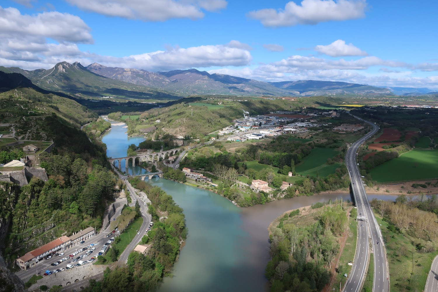 Depuis la crÃªte ouest de la Baume