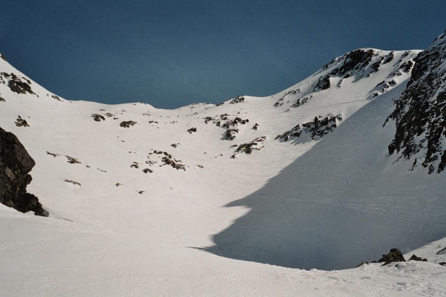 dernière combe sous le sommet