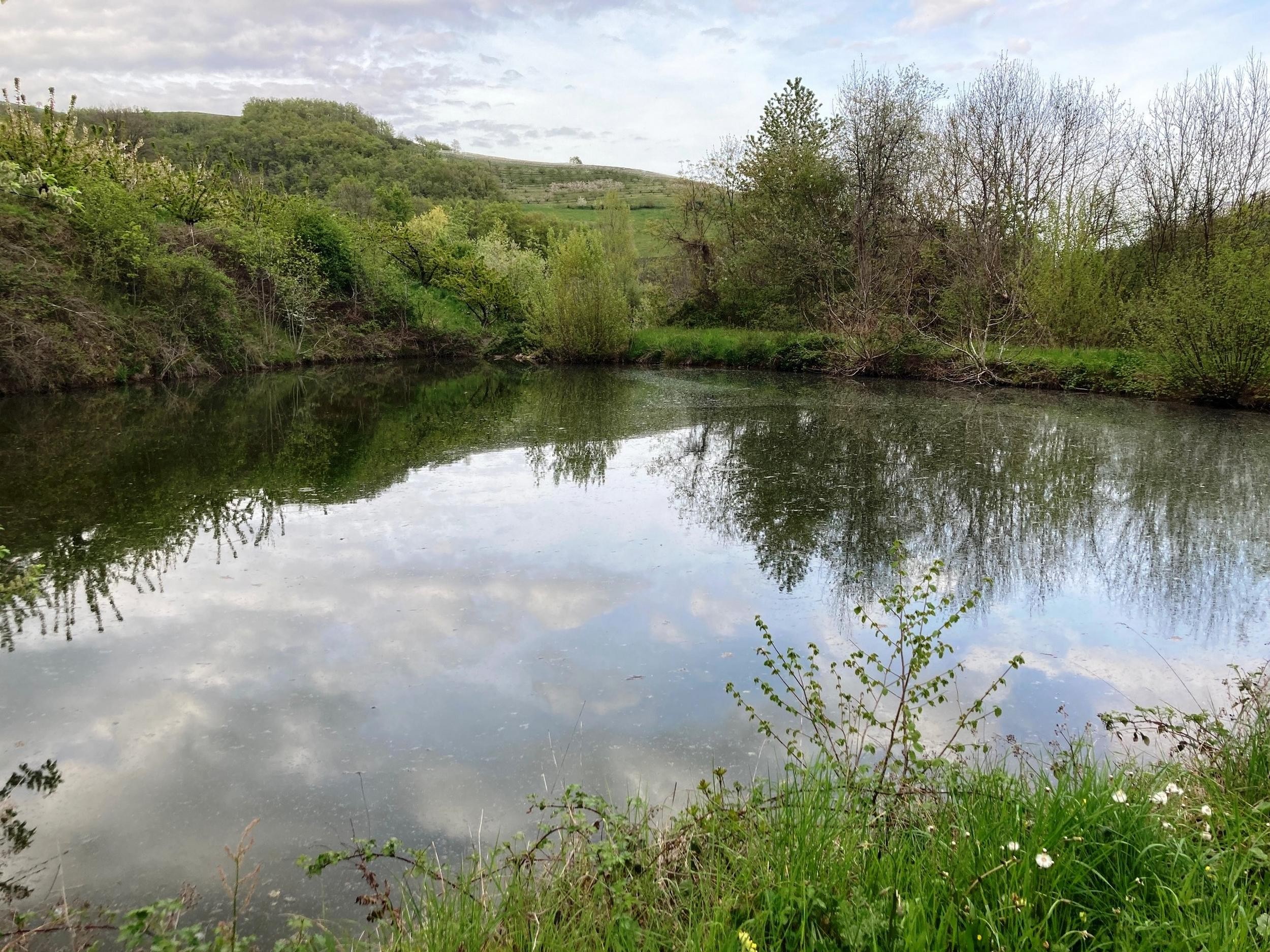 Dernière retenue (impeccable !)  en haut de la vallée