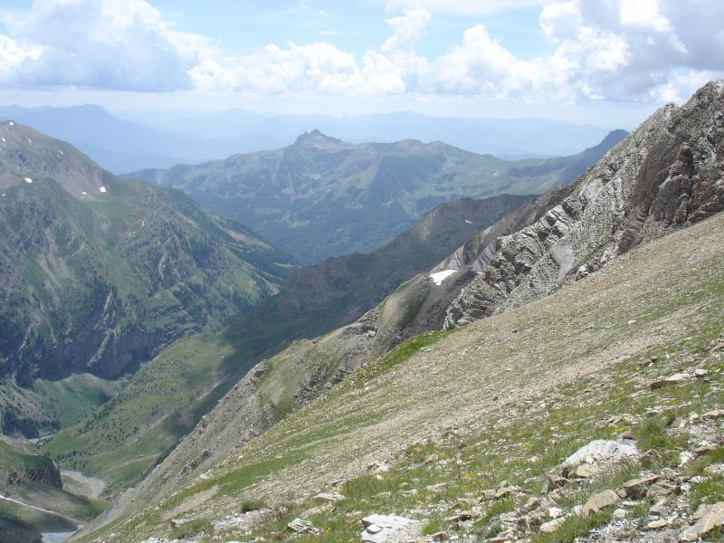 des arêtes montant au Garabrut