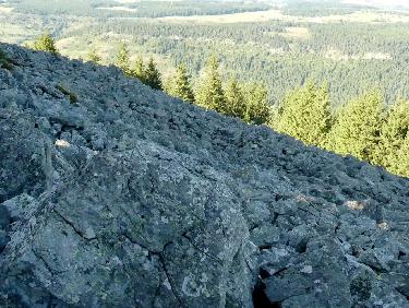 Descente dans la grande coulÃ©e de blocs