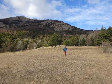 Descente dans la prairie