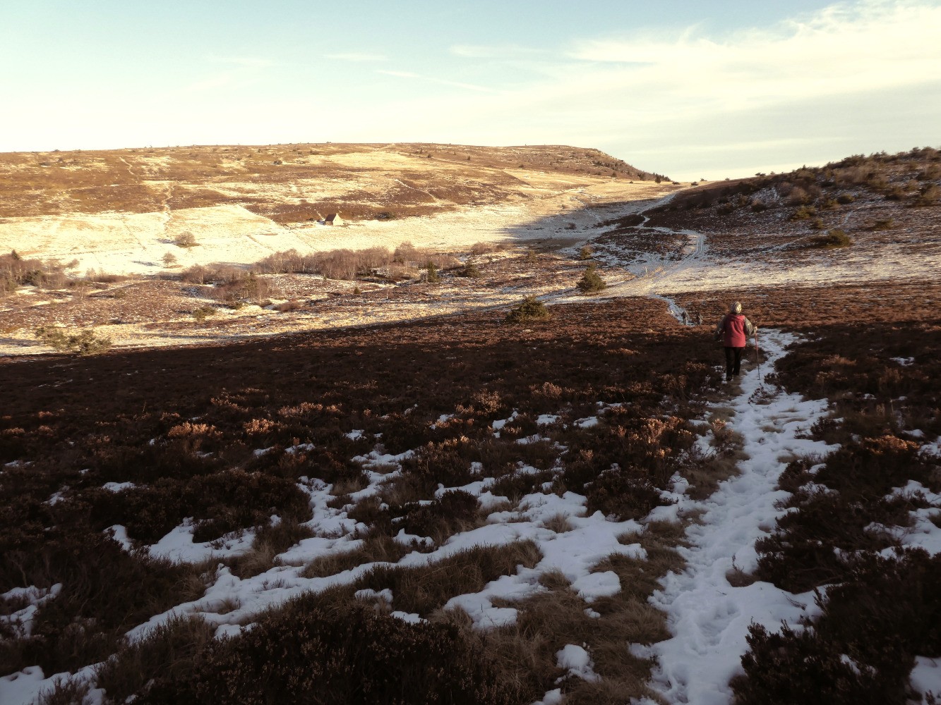 Descente du ChouvÃ© vers la Jacine et Monthiallier