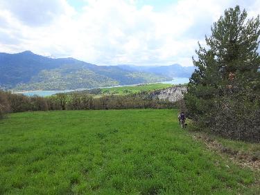 Descente en bordure de prairie