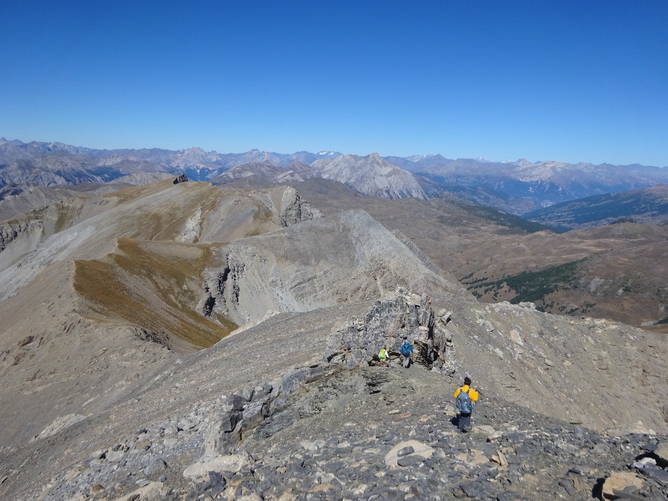 Descente vers le col de Chaude Maison
