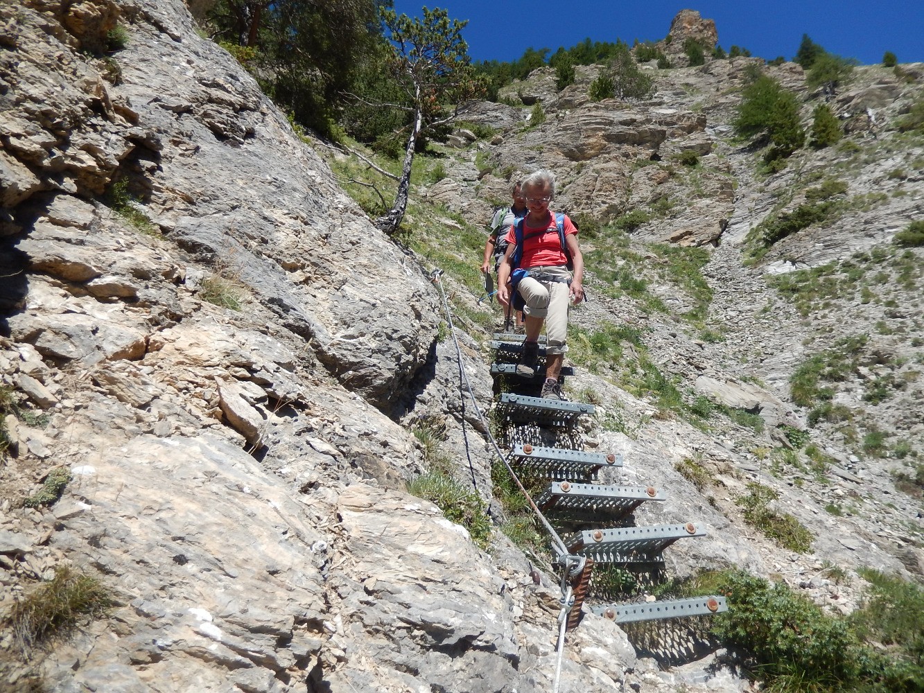 Descente vers le Val d'Escreins