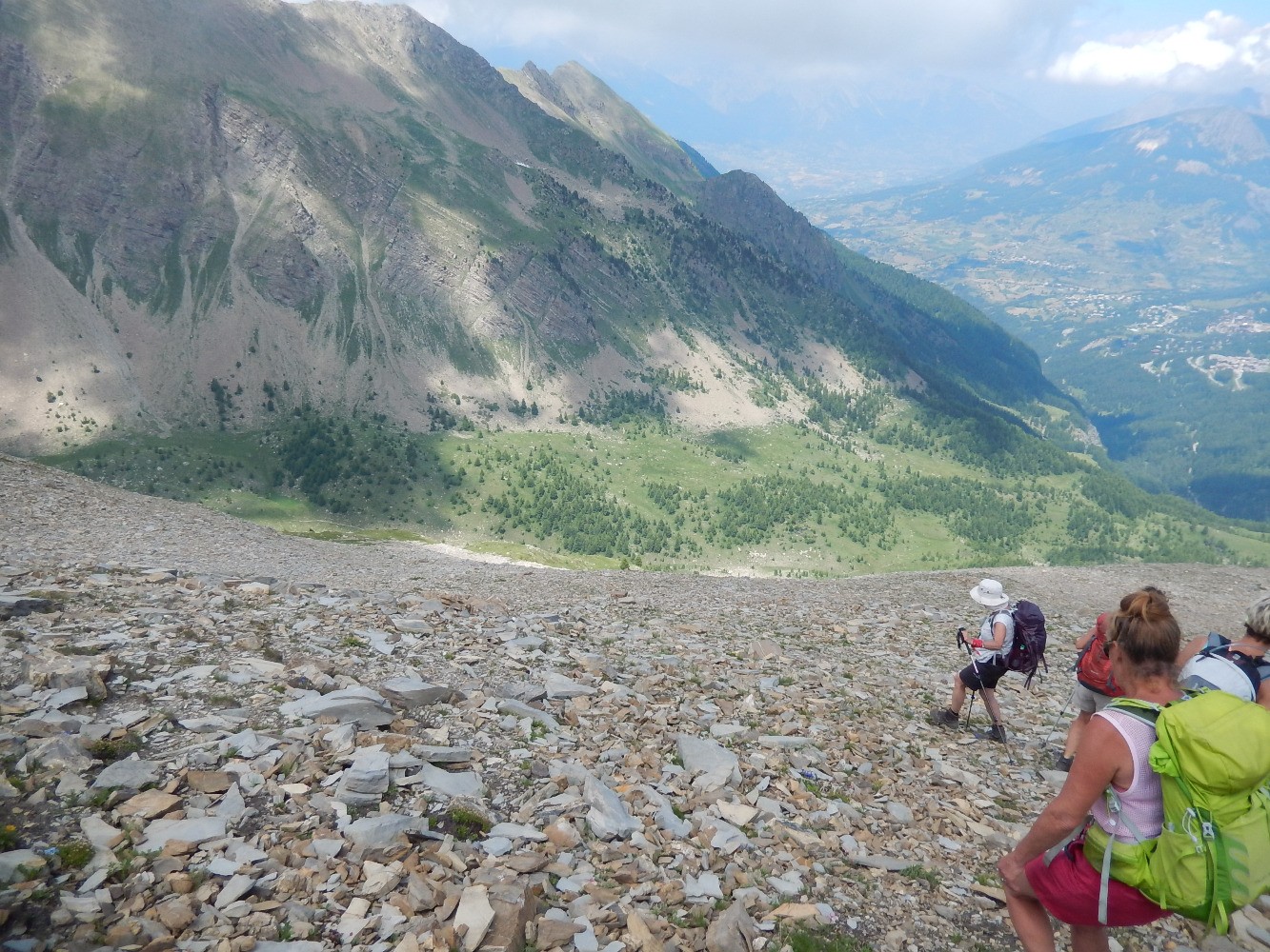 Descente vers le vallon de Muretier