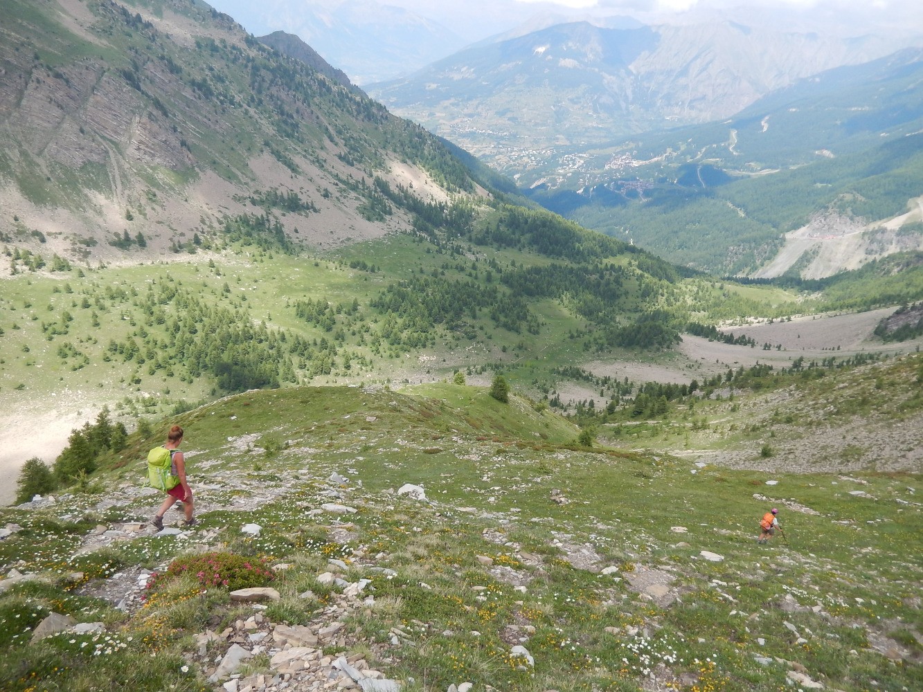 Descente vers le vallon de Muretier