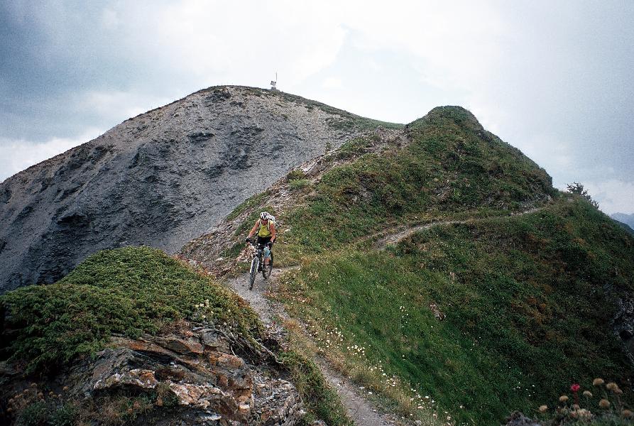 Descente assez aériene