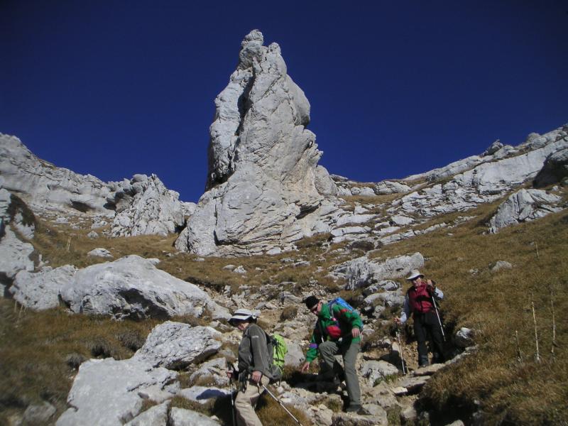 descente du pas de l'Oeille