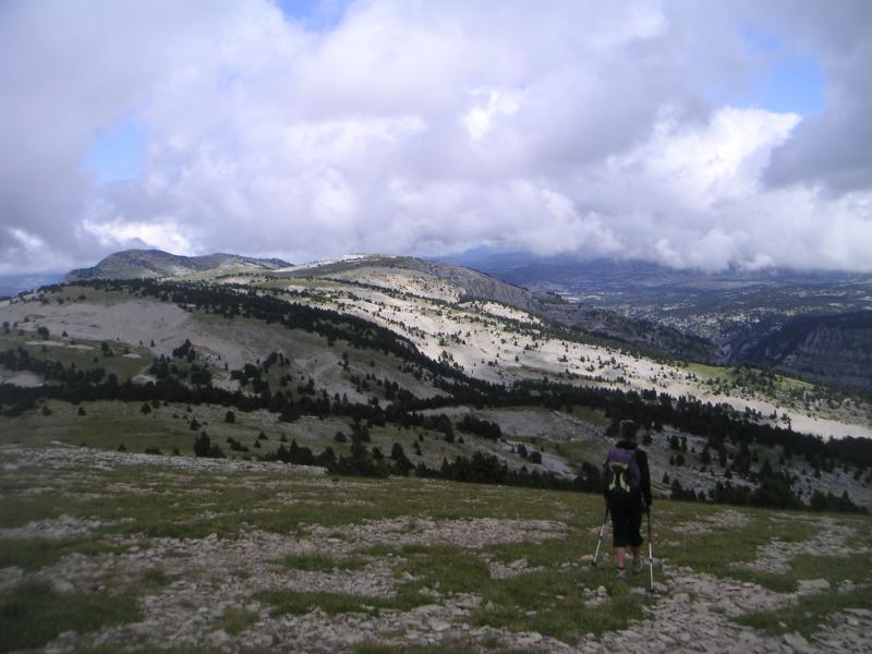 descente du sommet