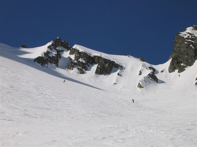 descente sous le col