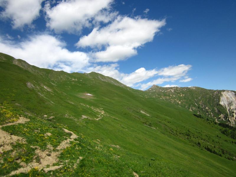 descente sous les crêtes