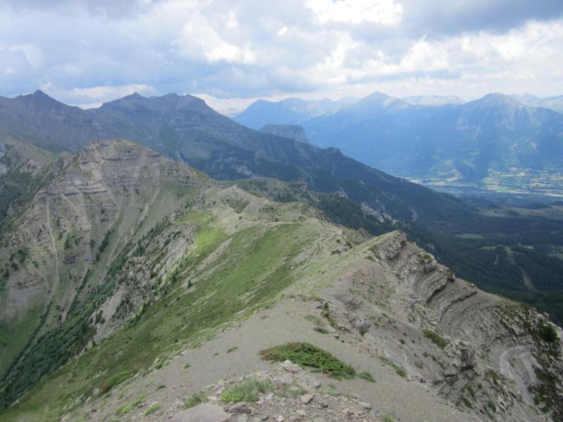 descente sur le col de Viallet