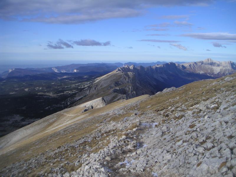 descente vers le pas de la Ville