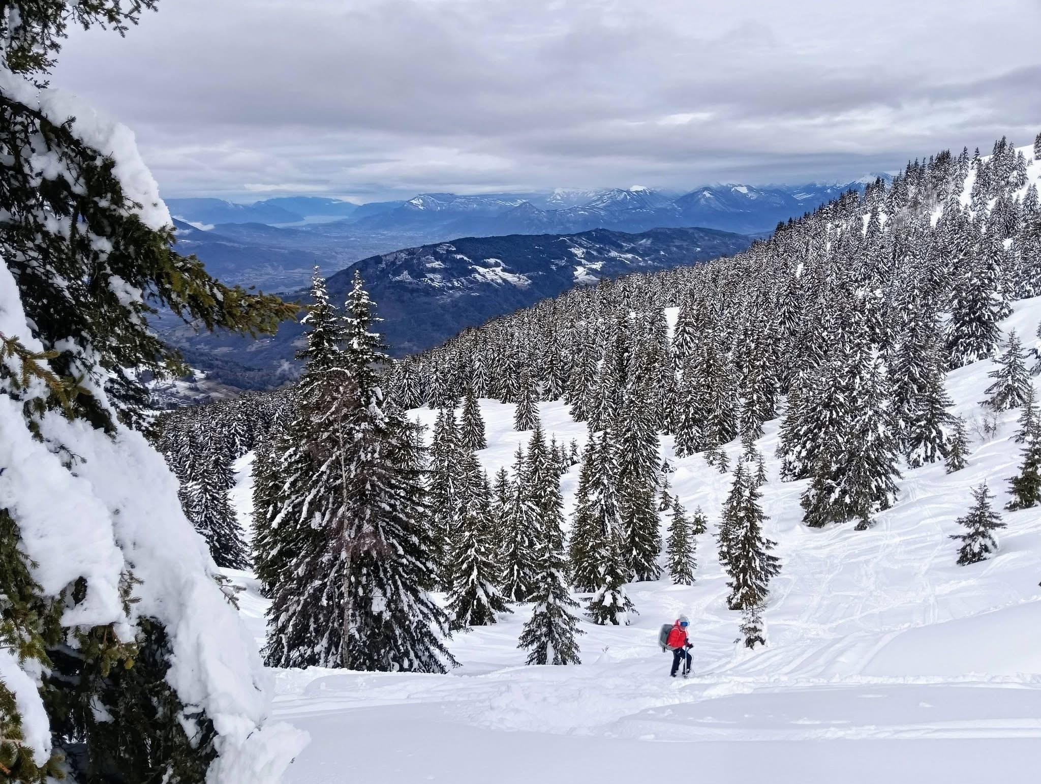 Deux rails de poudre