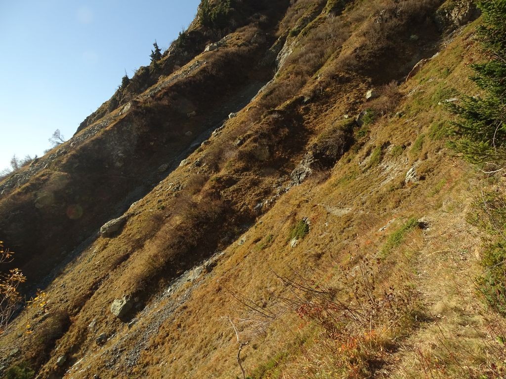 DÃ©part du sentier balcon des Escombailles.