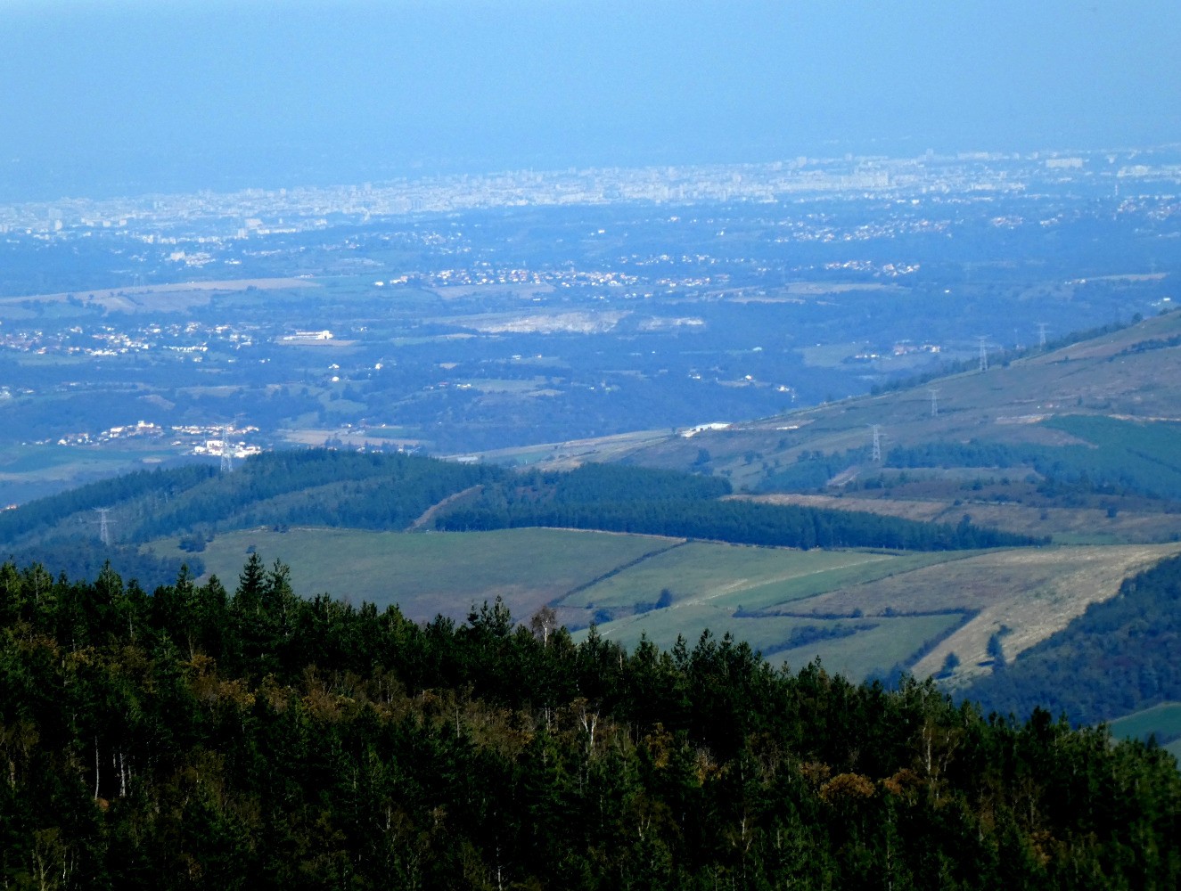 Du Châtelard vers l'agglomération lyonnaise