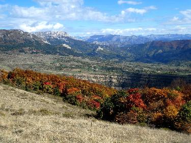 Du col, la crÃªte de GÃ©ruen au Nord-Est