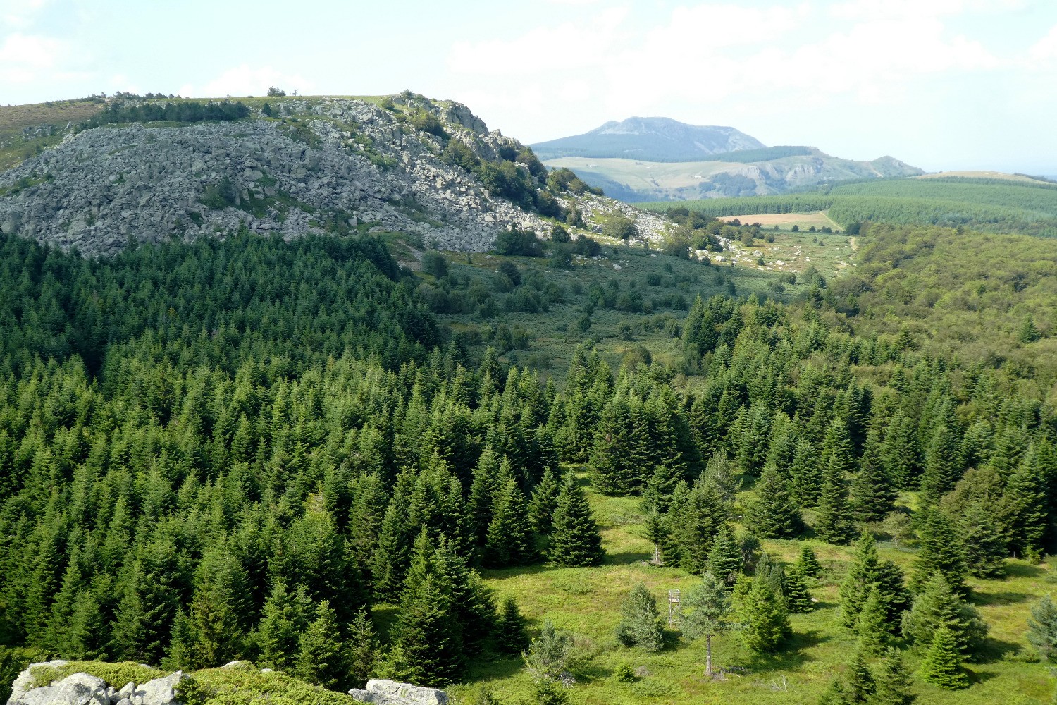 Du haut du SÃ©ponnet, vue sur le GR du retour