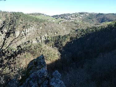 Du Point Sublime : les gorges, la Tour d'Oriol, Lafayette 