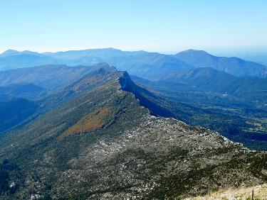 Du sommet, la Barre des Dourbes