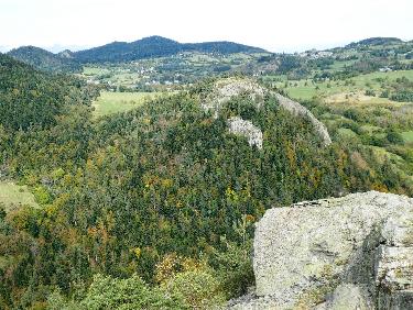 Du sommet, Le Mont Rouge tout proche