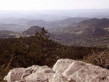 Du sommet (ouest) : Peyre de Bard, Mont Rouge, Mont Chanis...