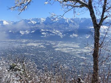 Du sommet, vue sur Belledonne