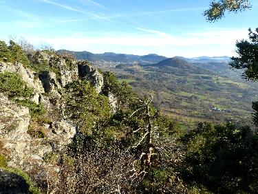 Du sommet W vers le sommet E