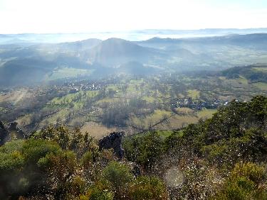 Du sommet W vers le S