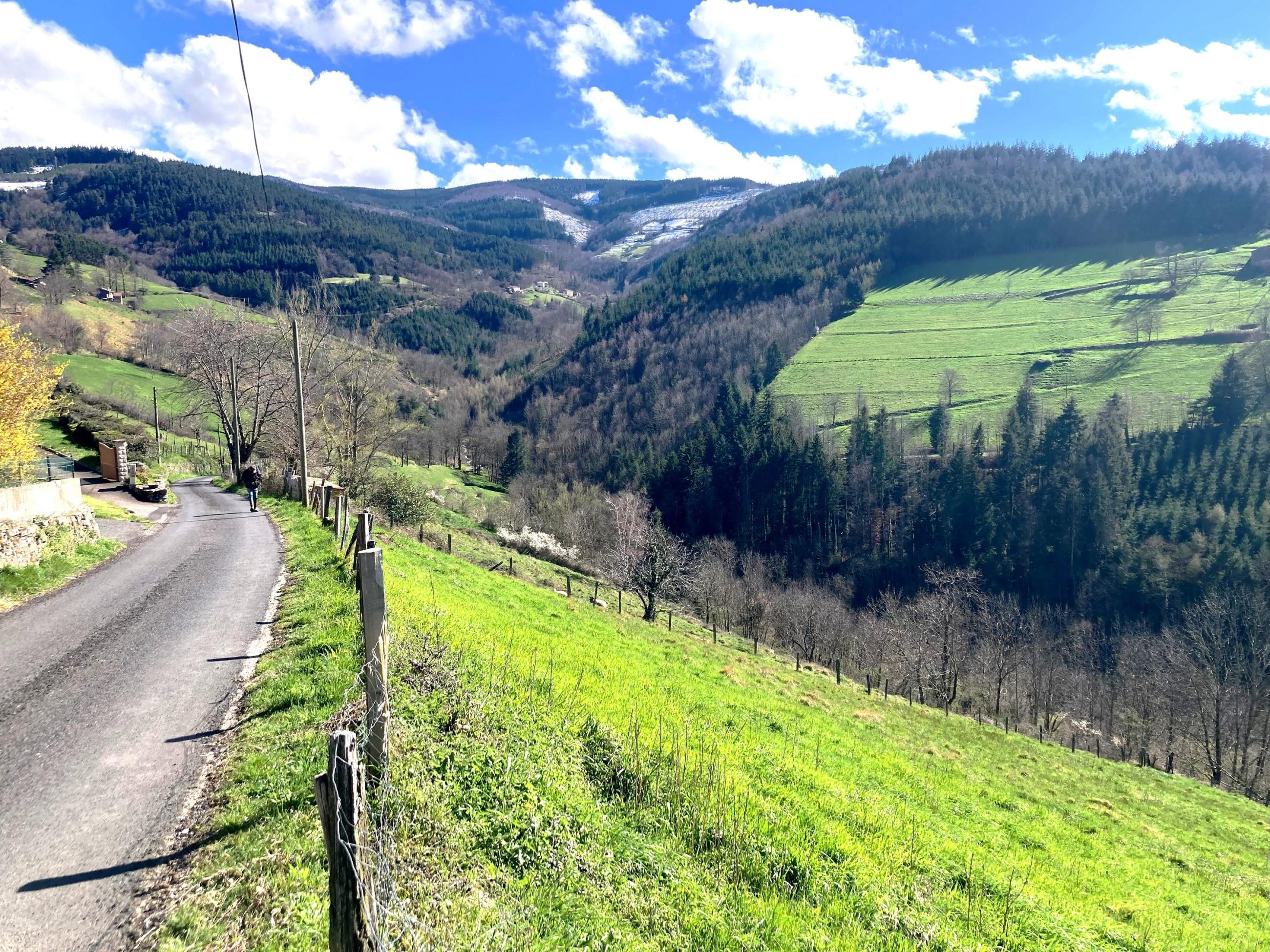 Du départ vers le fond du vallon du Jarret
