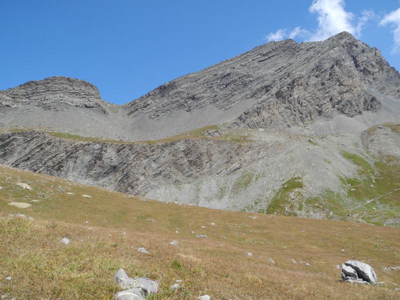 Plateau, Ã©boulis, col et arÃªte de l'Enchastraye