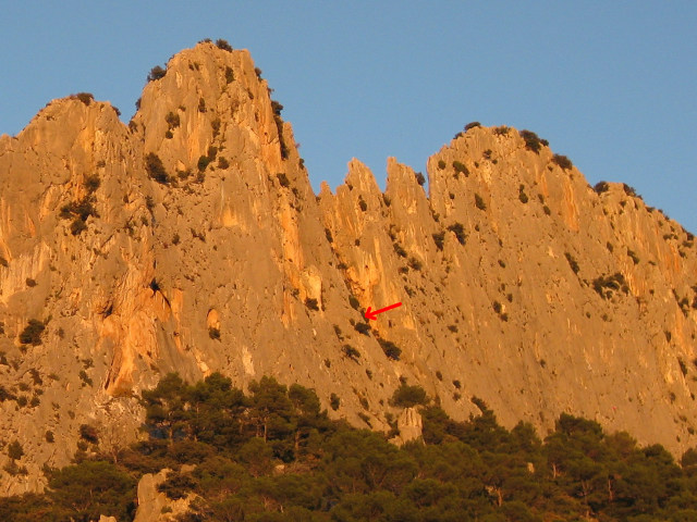 Emplacement de l'arche