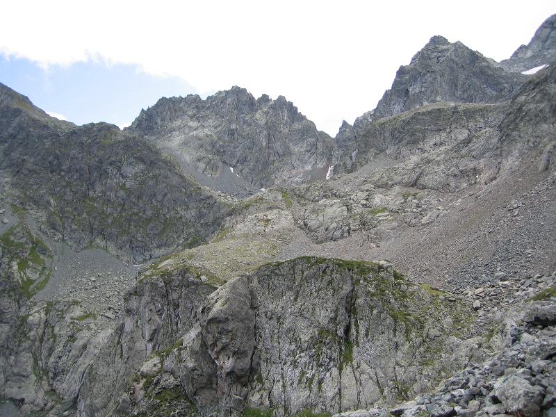 En direction du col de la mine de fer