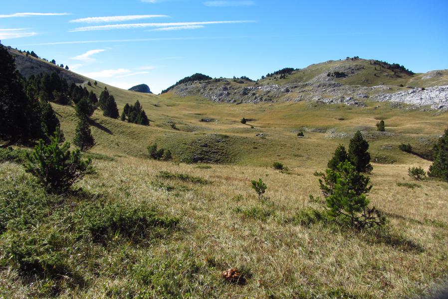En haut du Pas du Fouillet