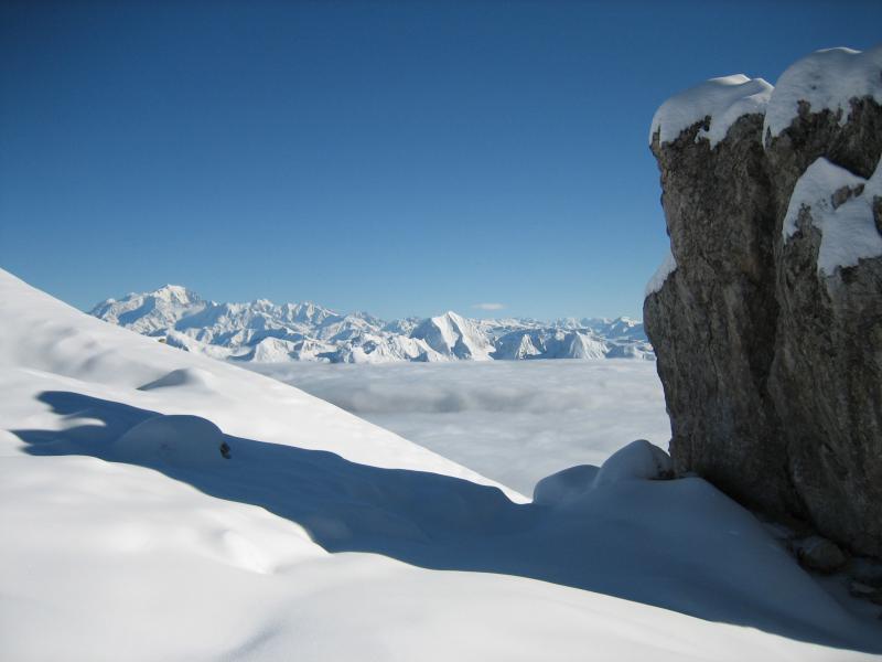 En montant à la Tournette