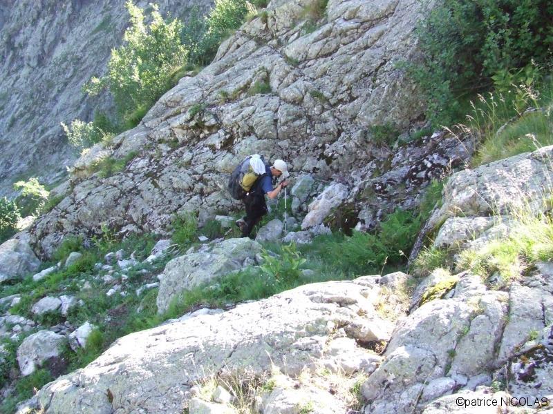 En montant au Col de Val Estrèche