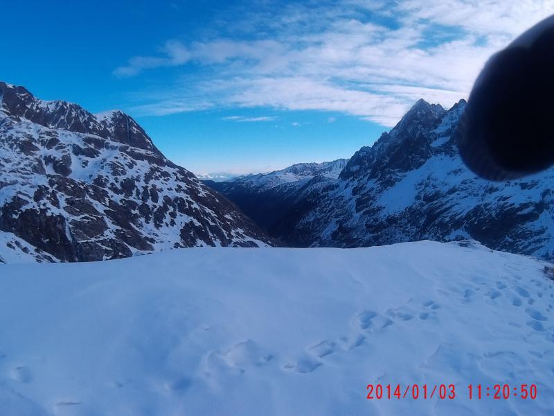 En montant vers 2300 M