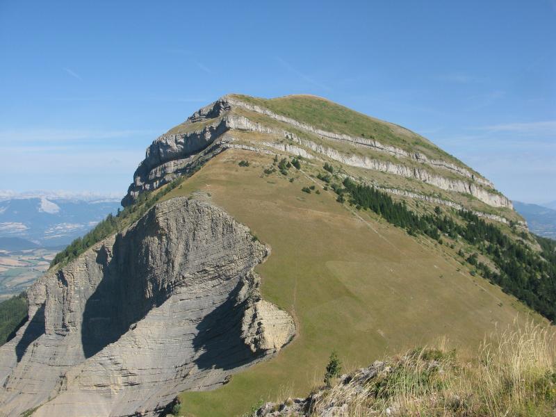 En montant vue sur le Chatel