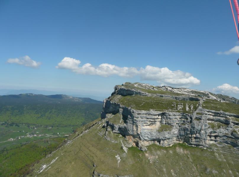 En s'eloignant du sommet